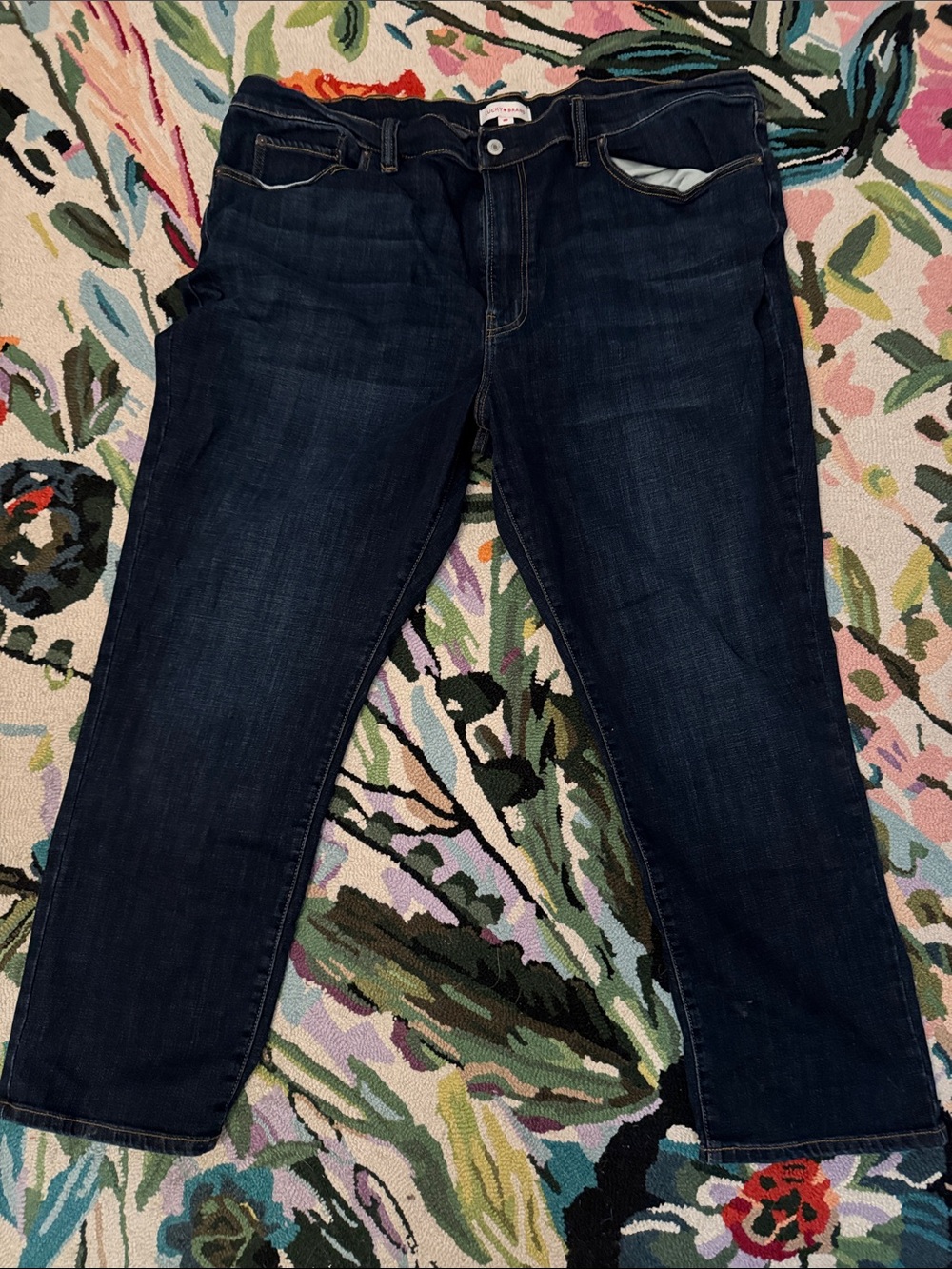 Lucky Brand Dark Indigo Athletic Cut Jeans